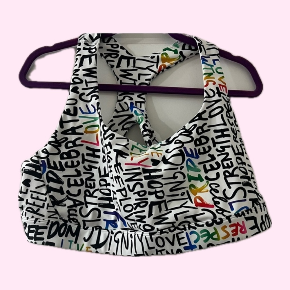 Athlete Pride Collection Graphic Sports Bra